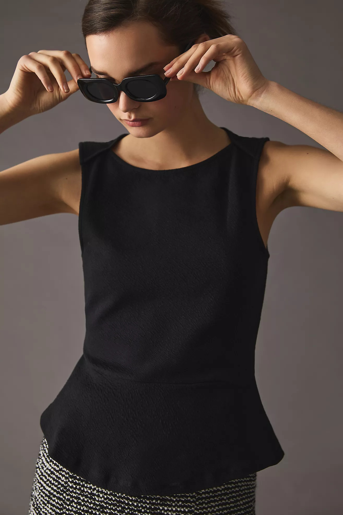 Maeve Charlotte Peplum Top | Anthropologie (US)