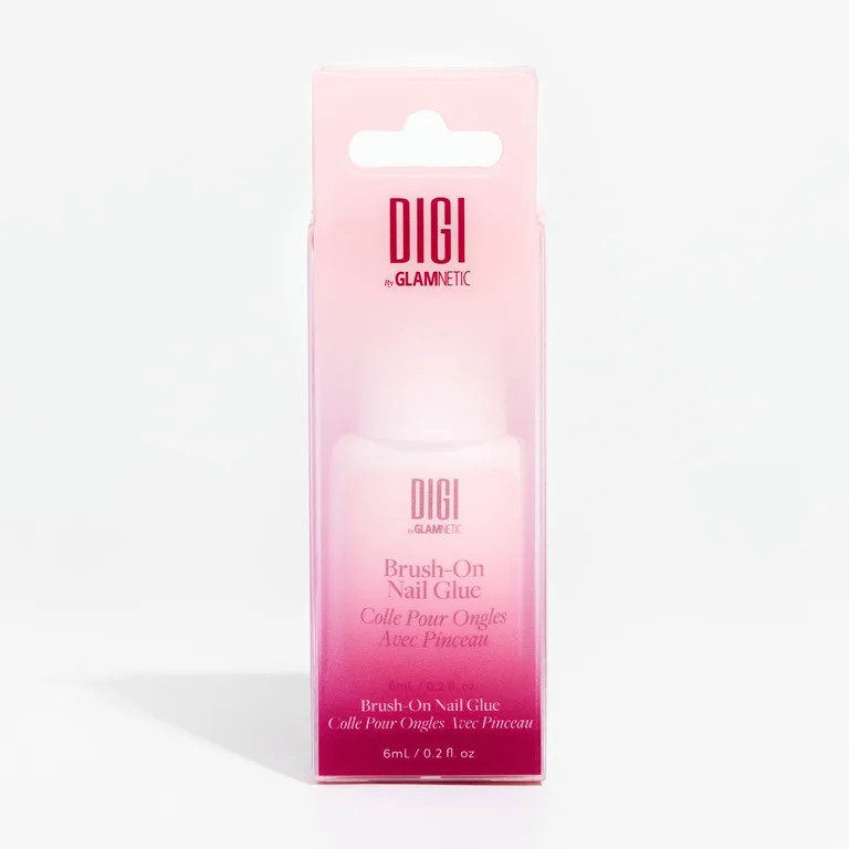 DIGI by Glamnetic Brush-On Nail Glue for Artificial Press-On Nails - Clear | Walmart (US)