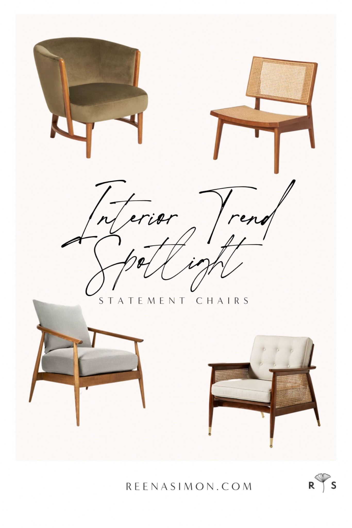 Transform your space with a stylish statement chair in a choice of velvet, rattan and boucle from Anthropologie and John Lewis. 







John Lewis, statement chairs, interior trends, rattan, scandi, home decor, furniture 



#LTKhome #LTKMostLoved #LTKstyletip