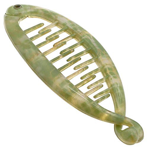 Camila Paris CP3107 French Small Banana Comb - Flexible Clip for Thin Hair - Ponytail Holder - Interlocking Banana Clips - Made in France | Amazon (US)