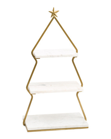 13x8.25x24 3 Tiered Marble Caddy | Entertaining | Marshalls | Marshalls