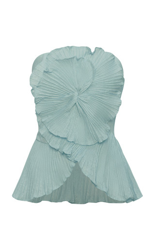 Imara Pleated Linen Top | Moda Operandi (Global)