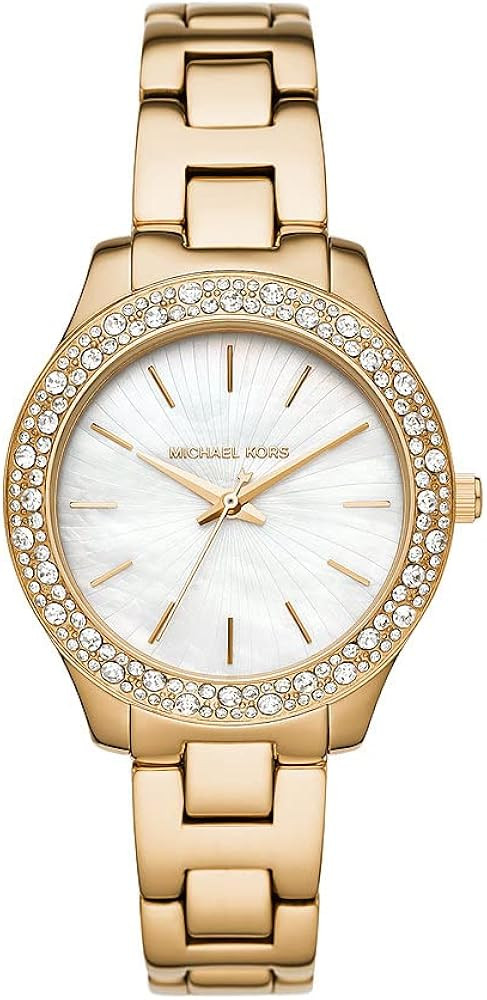 Michael Kors Women's Liliane Quartz Watch with Stainless Steel Strap | Amazon (US)
