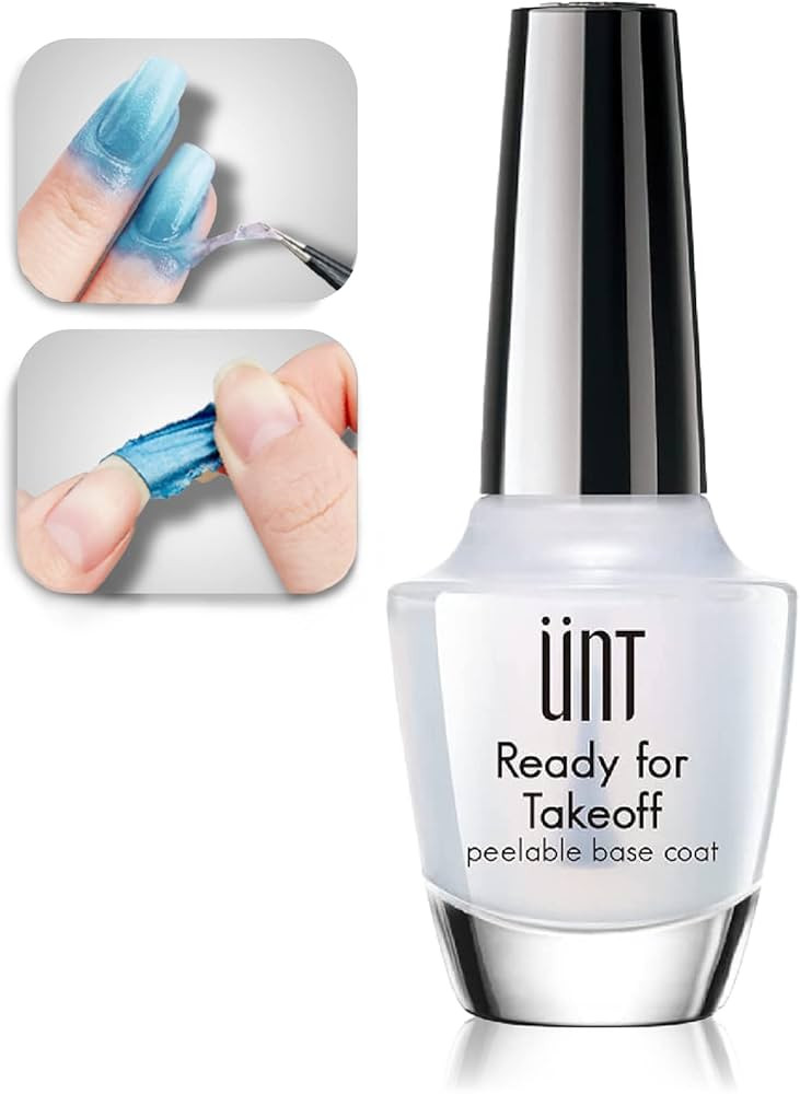 UNT Ready for Takeoff Peelable Base Coat, Peel Off Cuticle Guard Skin Barrier Protector for Nail ... | Amazon (US)
