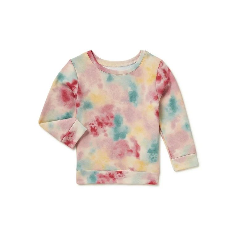 Garanimals Toddler Girls Long Sleeve Print Fleece Top, Sizes 2T-5T | Walmart (US)