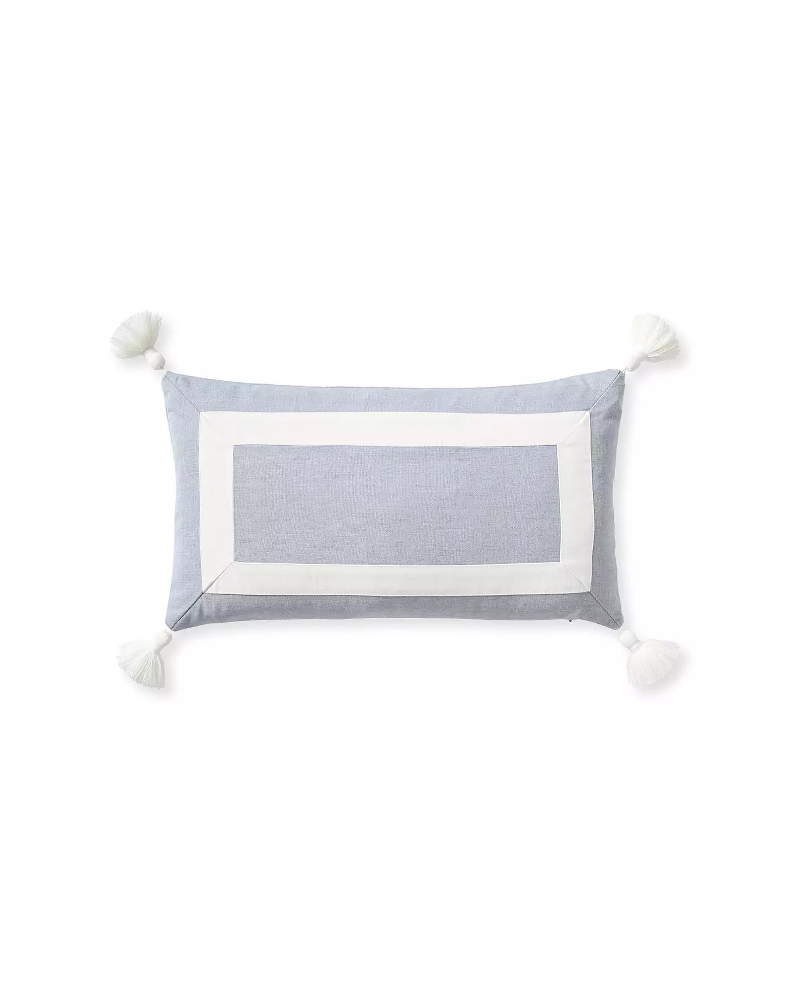 Sunbrella®️ Border Frame Pillow Cover | Serena and Lily