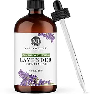 NaturoBliss 100% Pure & Natural Lavender Essential Oil Therapeutic Grade Premium Quality Lavender... | Amazon (US)