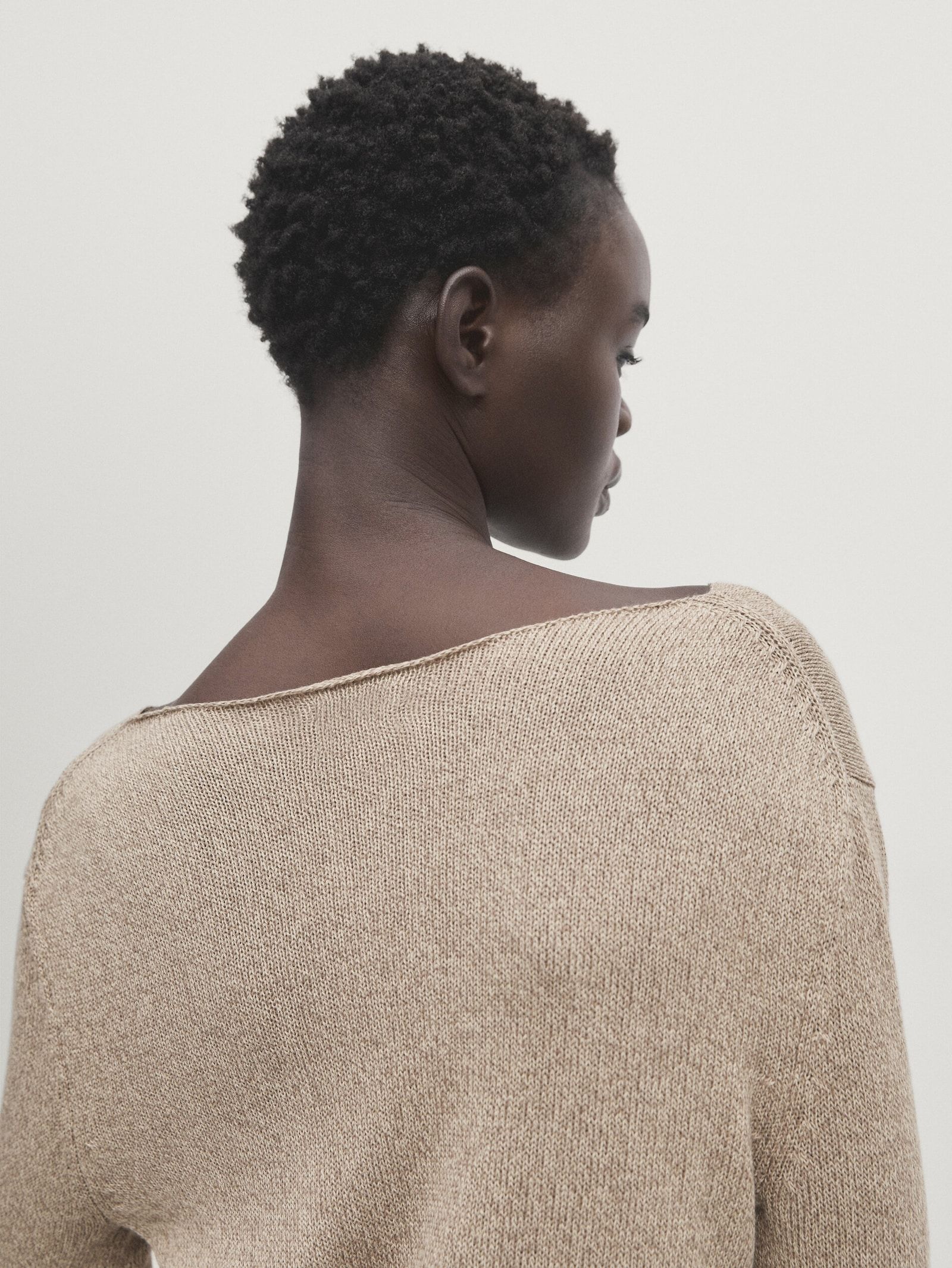 100% cotton crew neck sweater | Massimo Dutti UK