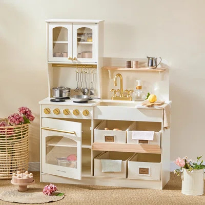 Tiny Land® Trendy Play Kitchen - Montessori Organizer's Paradise | Wayfair North America
