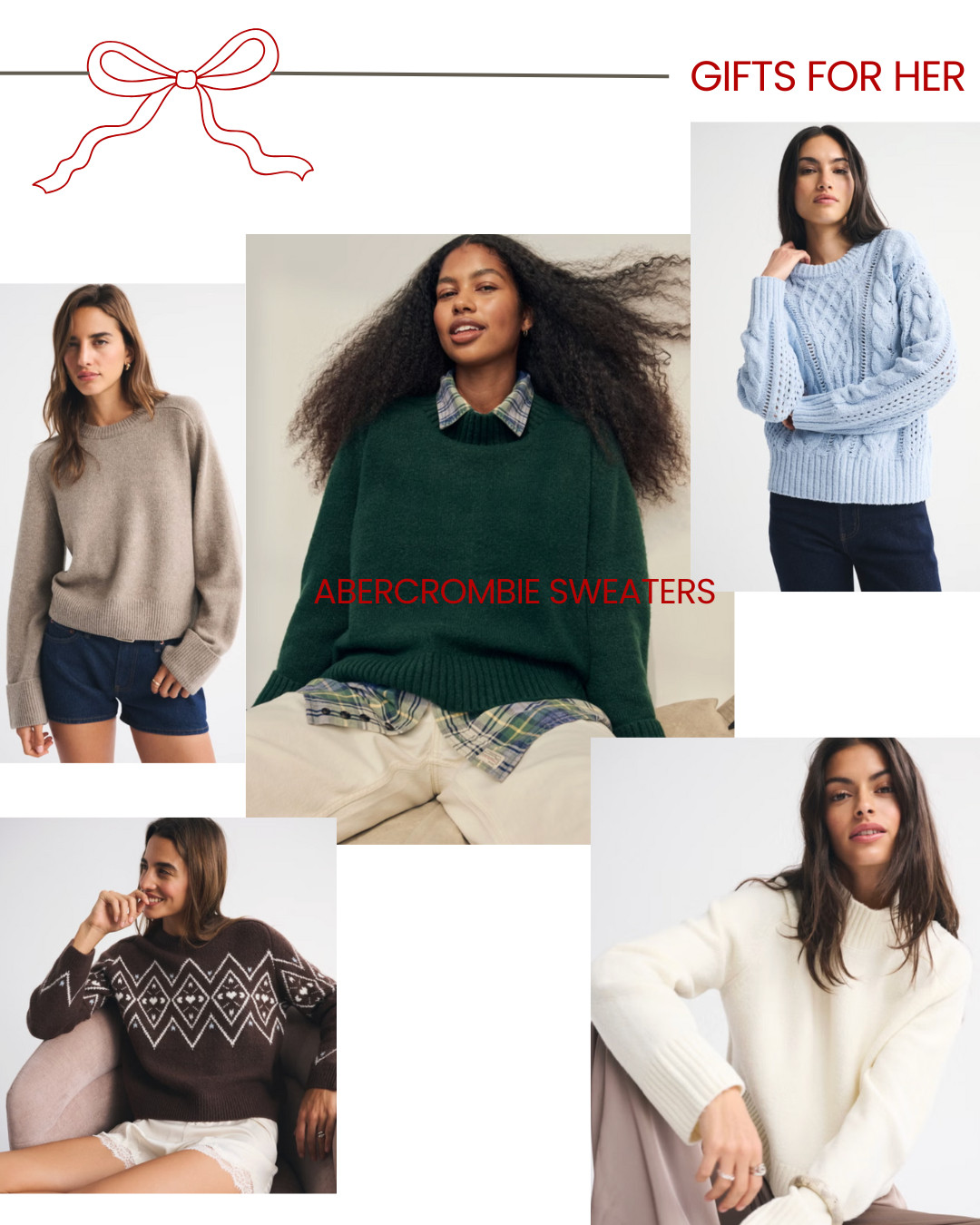 These sweaters from Abercrombie looks so cozy - perfect for the winter!  

 #LTKCyberWeek #LTKGiftGuide #LTKHoliday
