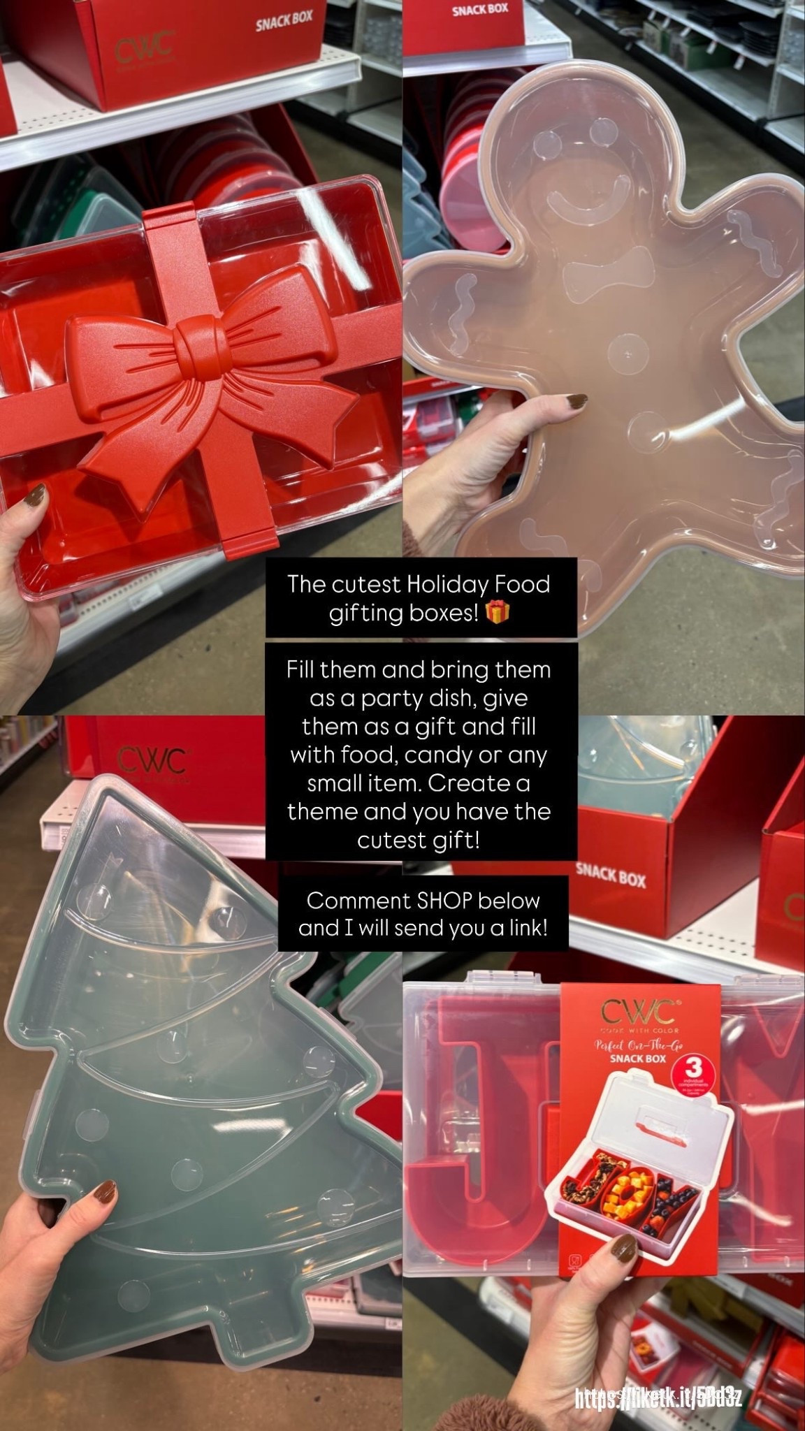 The cutest Holiday Food gifting boxes! 

Fill them and bring them as a party dish, give them as a gift and fill with food, candy or any small item. Create a them and you have the cutest gift! 

#LTKHoliday #LTKGiftGuide

#LTKGiftGuide #LTKHoliday