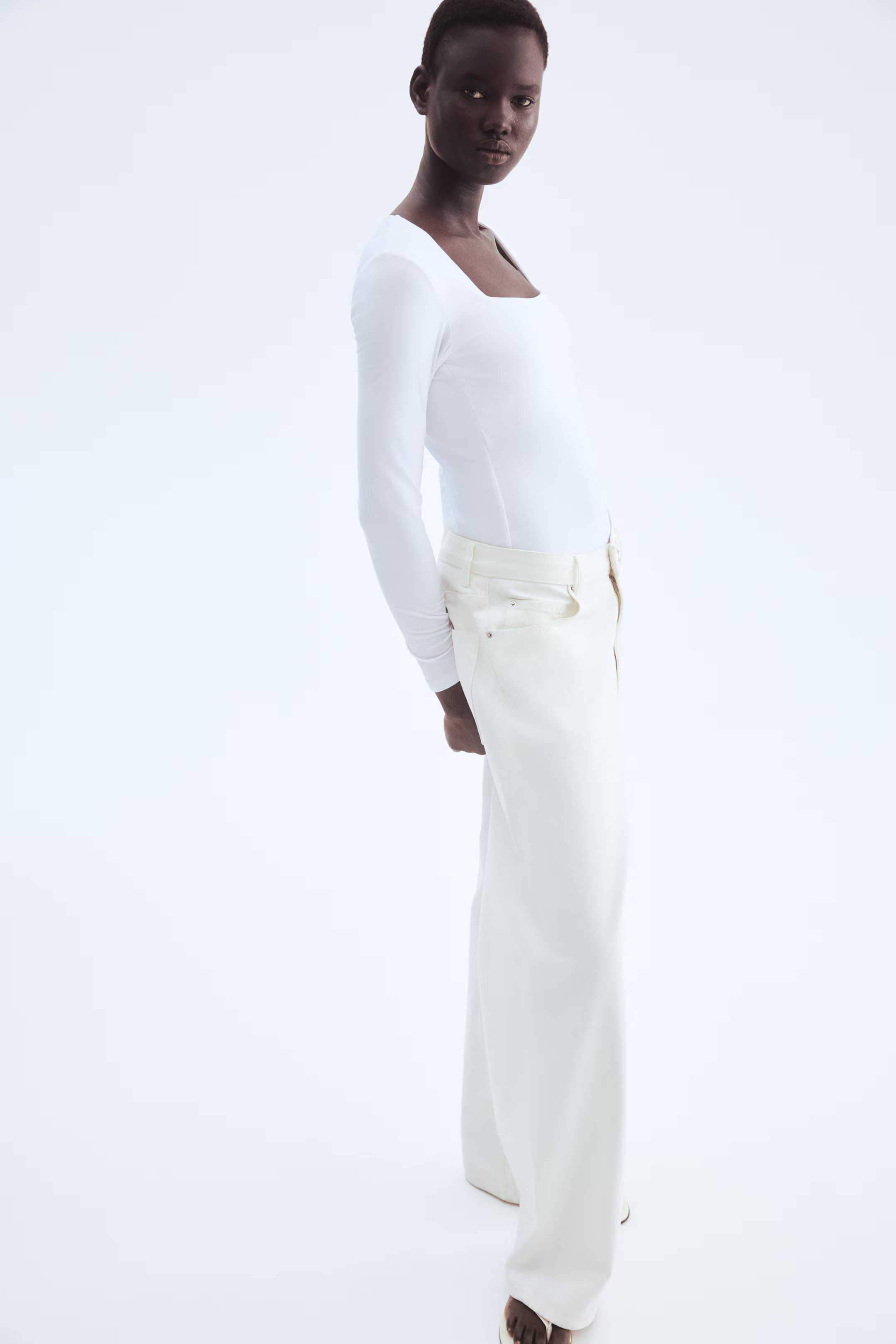 Long-sleeved Jersey Top | H&M (US + CA)