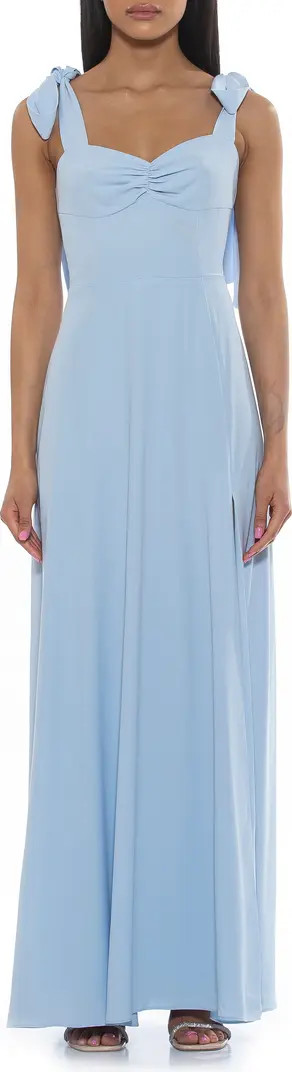 Arya Sweetheart Tie Strap Maxi Dress | Nordstrom Rack