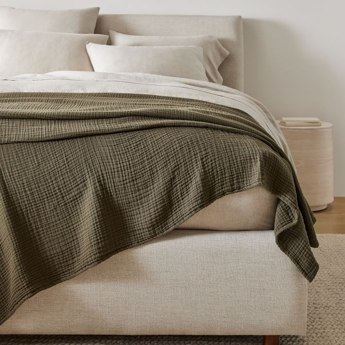 Dreamy Gauze Cotton Blanket | West Elm (US)