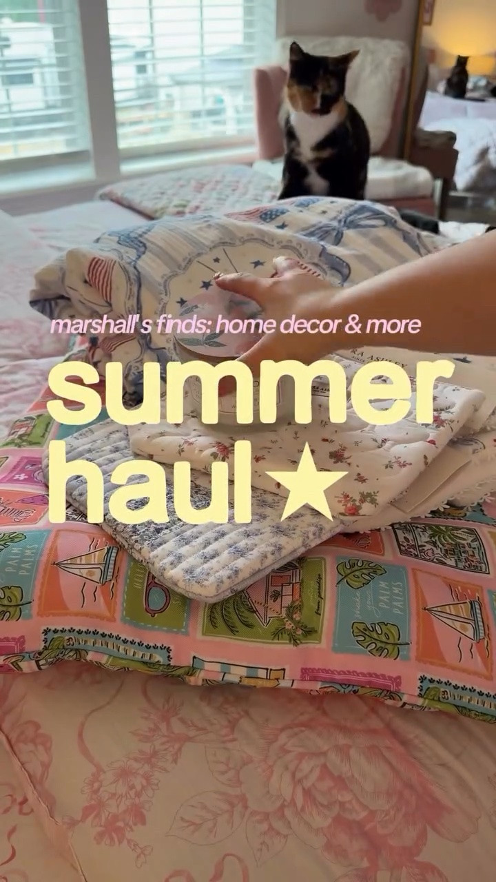 some of my recent summery finds from Marshall’s featuring a couple of my cats 😼🌴☀️💗 #marshallsfinds #summerhaul #homedecor #cutecats #4thofjuly

#LTKHome #LTKSeasonal #LTKdayinmylife