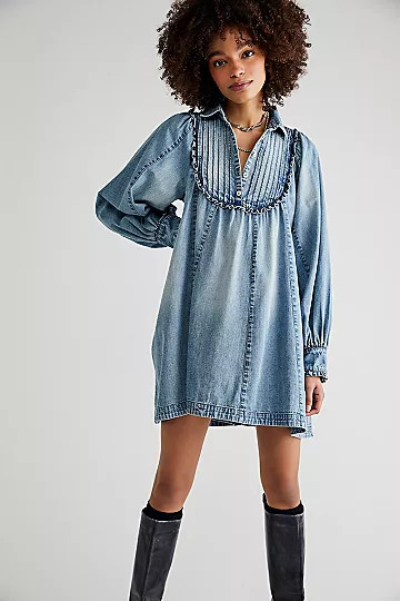 Arabella Babydoll Mini Dress | Free People (Global - UK&FR Excluded)