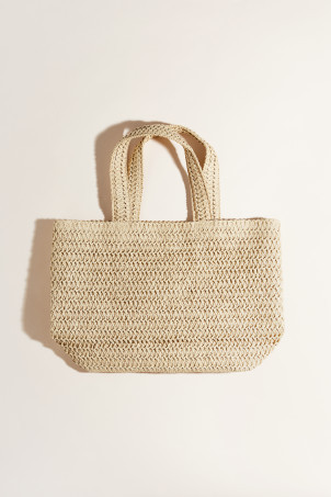 Straw Shopper - Beige - Ladies | H&M US | H&M (US + CA)