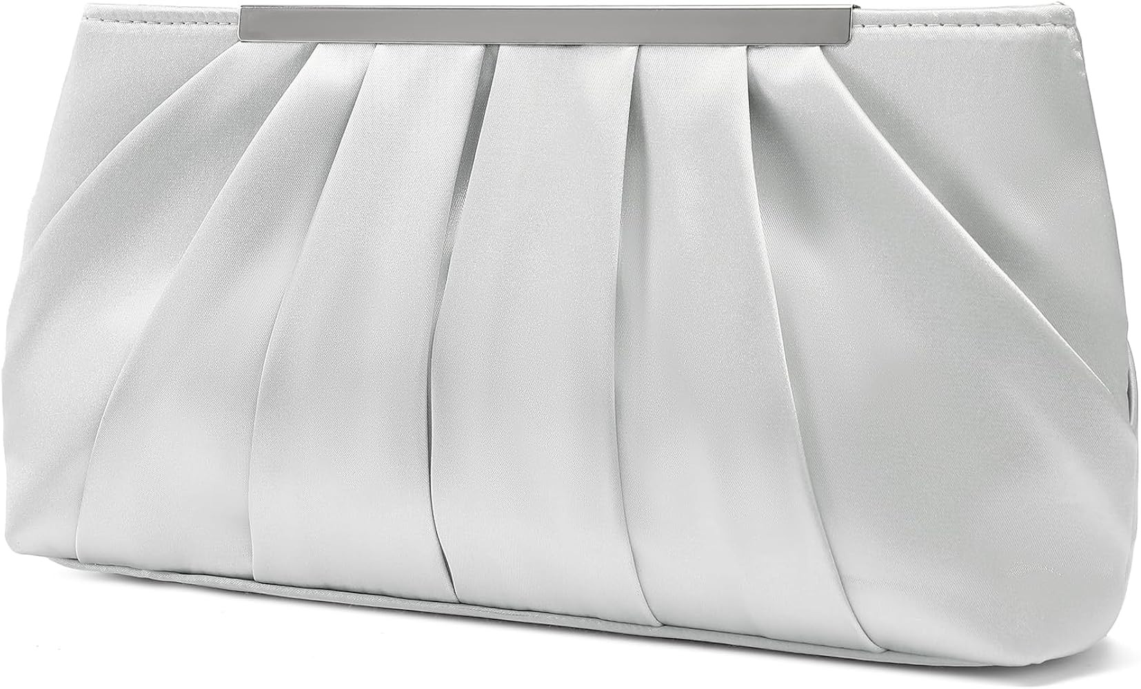 RNIEGA Clutch Purses for Women Evening Bag Elegant Pleated Satin Formal Handbag Simple Classy Pur... | Amazon (US)