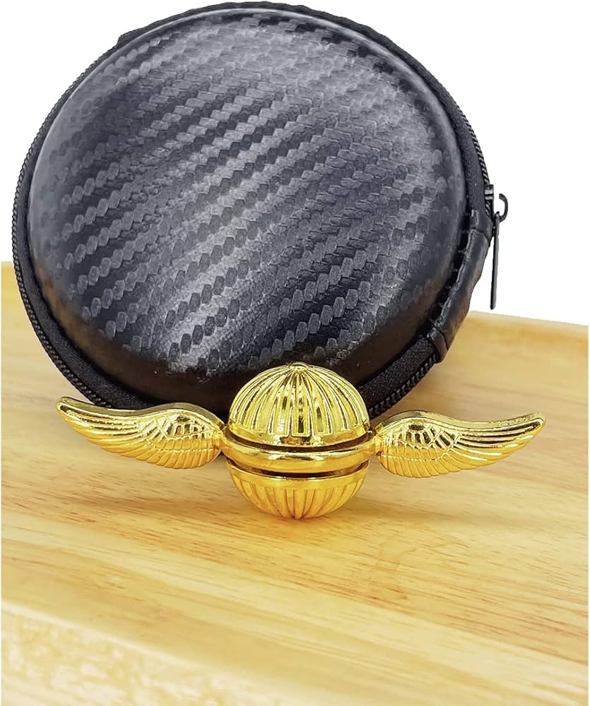 Fidget Hand Spinner Toys for Kids Adults,Gold Fidget Spinner Solid Metal Sphere Fidget for Fans o... | Amazon (US)
