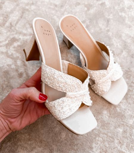 Love these new heels from Target! They look sooo much more expensive than they are and are very comfortable | 
Summer shoes 

#LTKFindsUnder50 #LTKStyleTip #LTKShoeCrush
