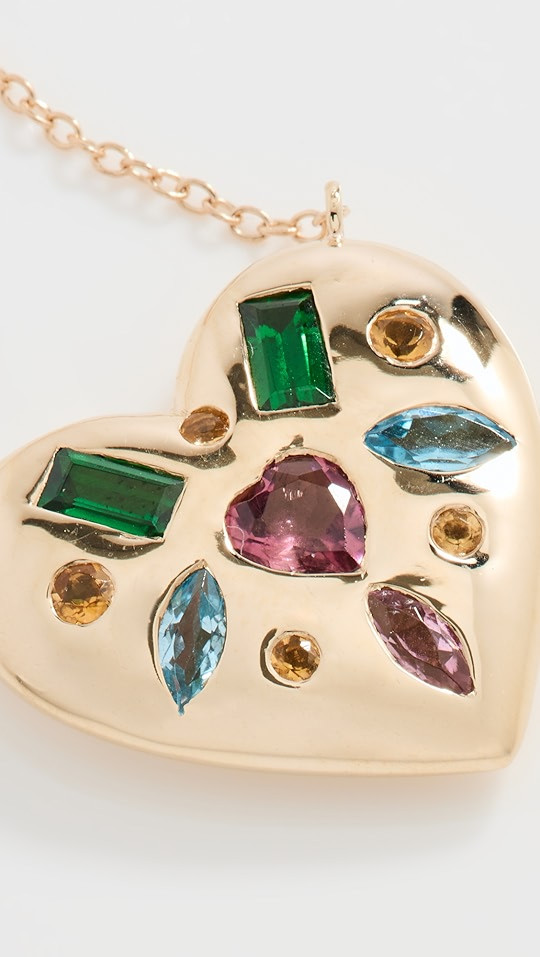 Gemma 14k 18mm Heart Pendant Necklace | SHOPBOP | Shopbop