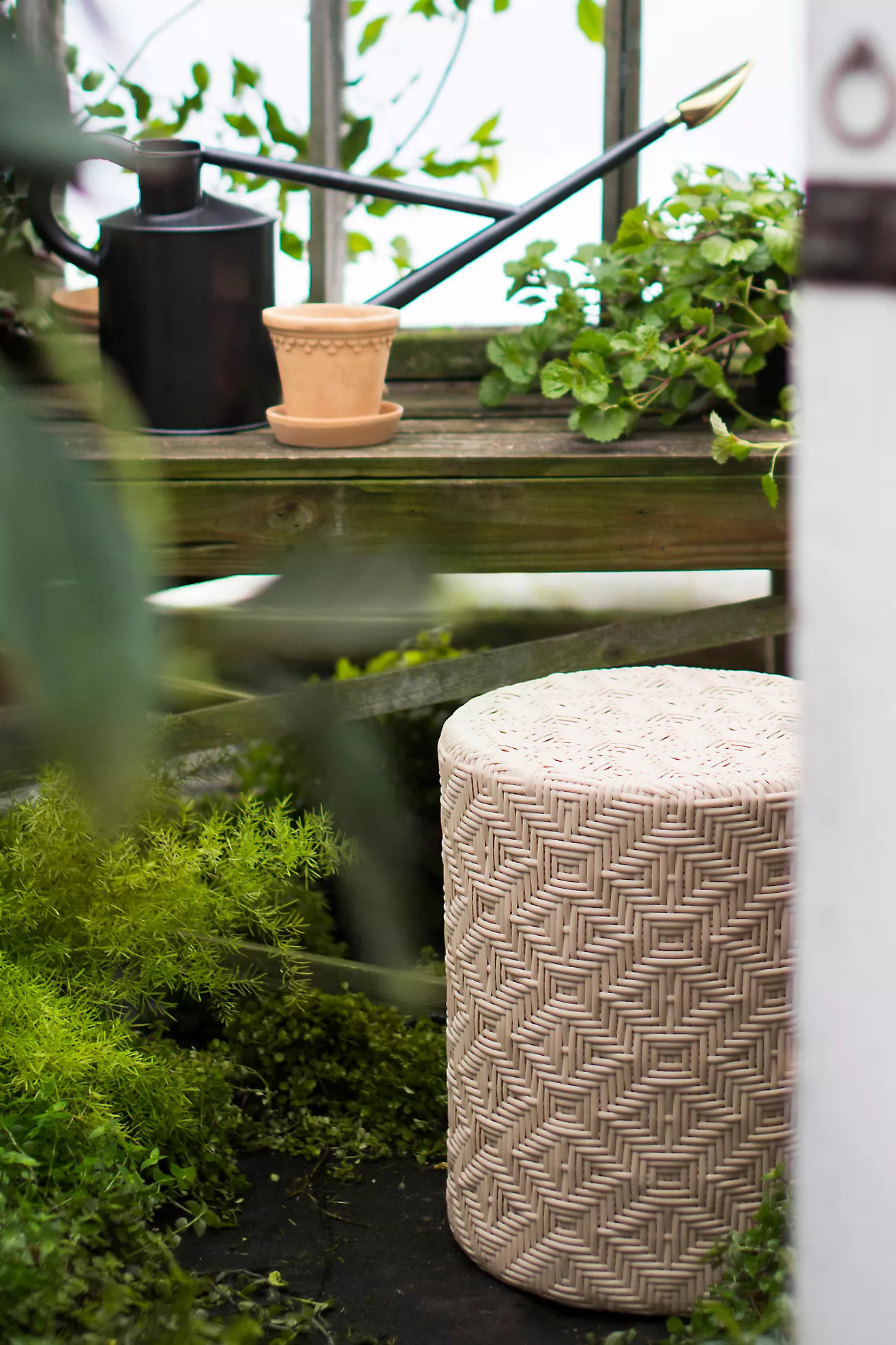 Havana Cylinder Stool | Anthropologie (US)