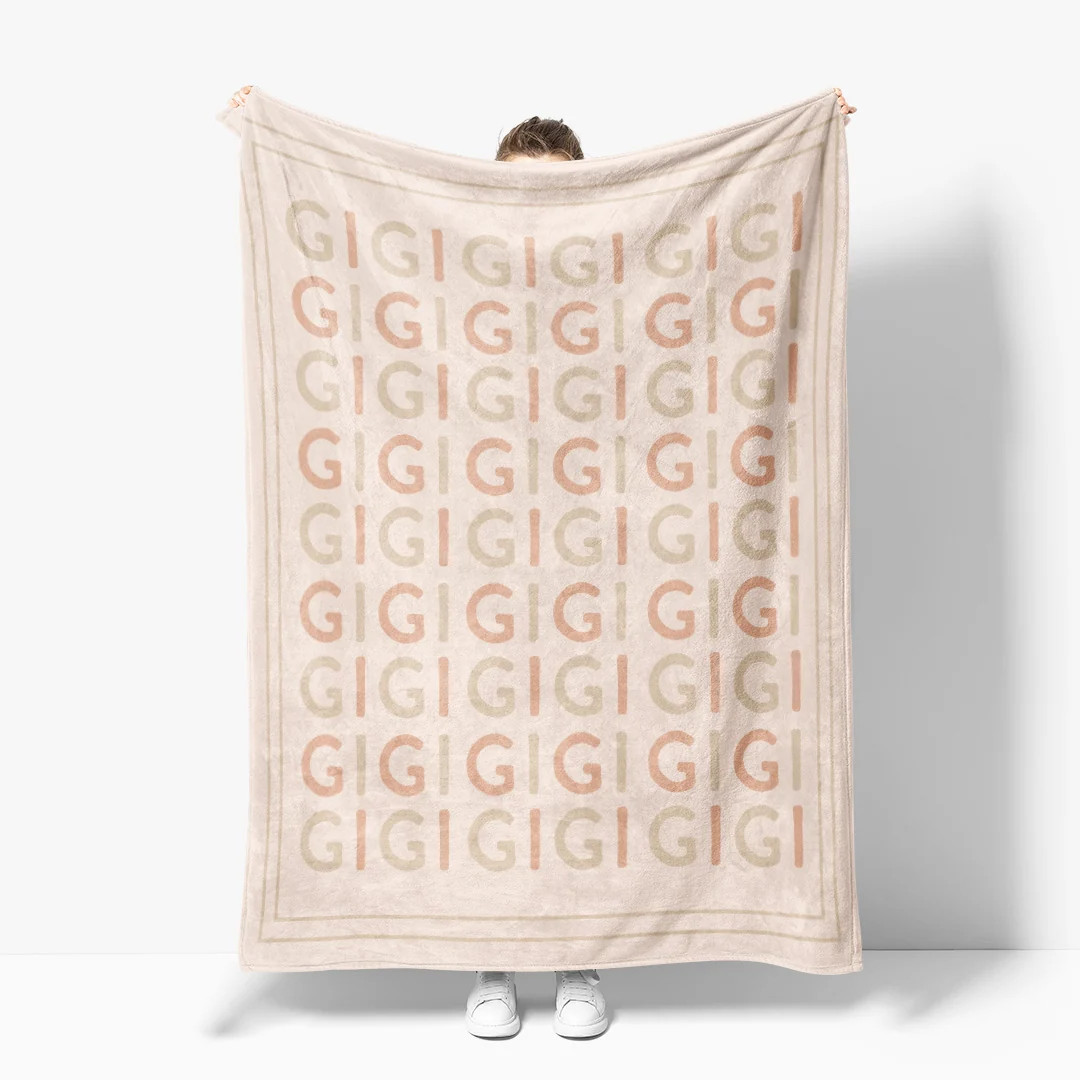 Personalized Blanket | Color Name Block | Caden Lane