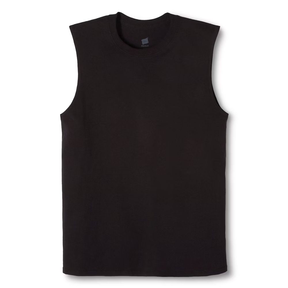 Hanes Premium - Men's T-Shirt Black L | Target