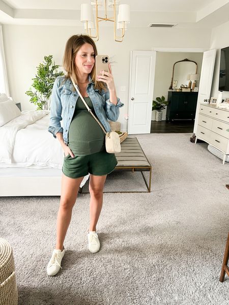 Re-creating this outfit from a couple weeks ago because I will take any inspiration to get dressed these days ☘️ Most of this outfit is from years prior, but I linked some similar options for pieces in LTK 

#LTKunder100 #LTKSeasonal #LTKbump