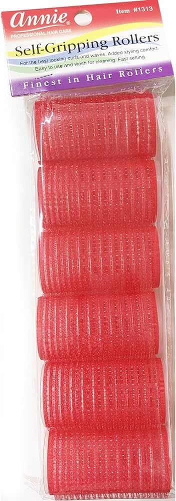 Annie Self-Gripping Rollers 1 1/4In 6Ct Red | Amazon (US)