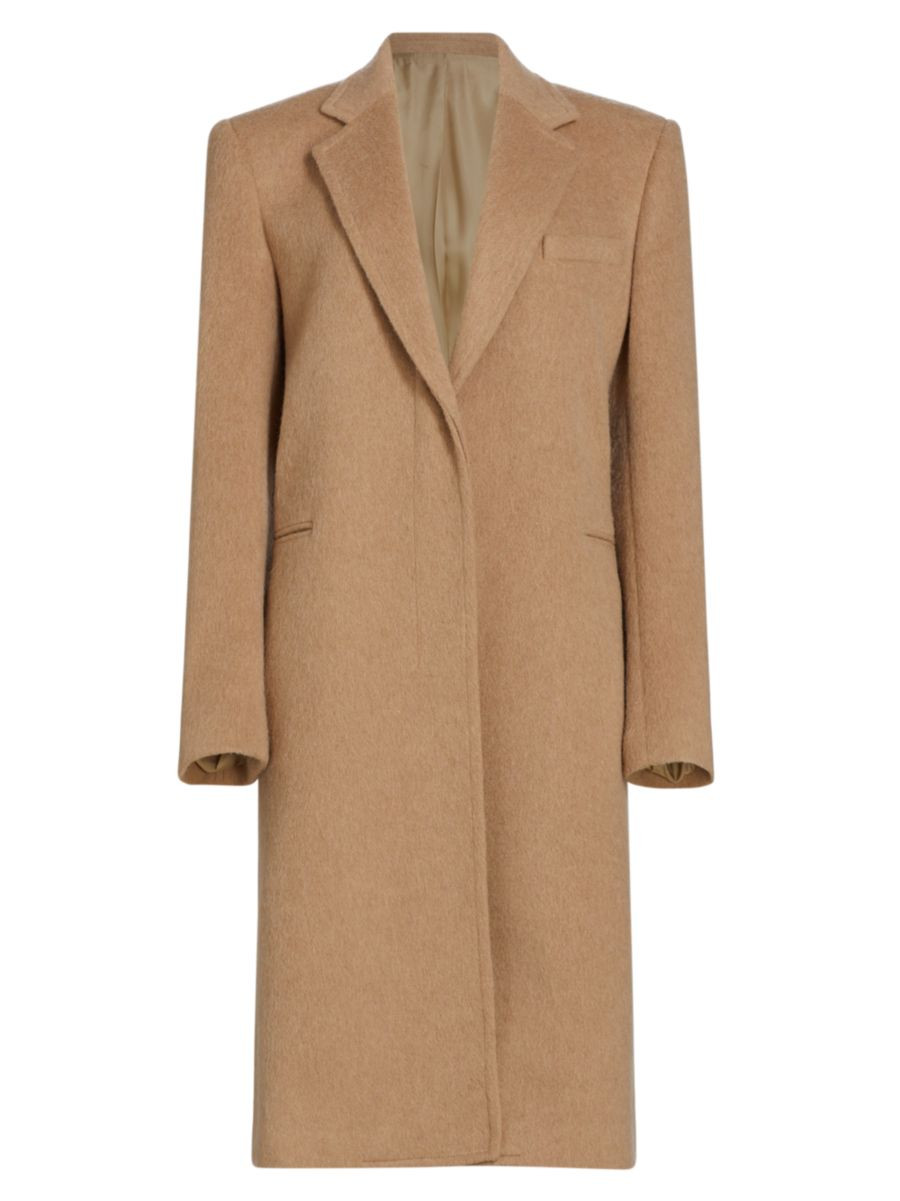Tailored Wool-Blend Coat | Saks Fifth Avenue