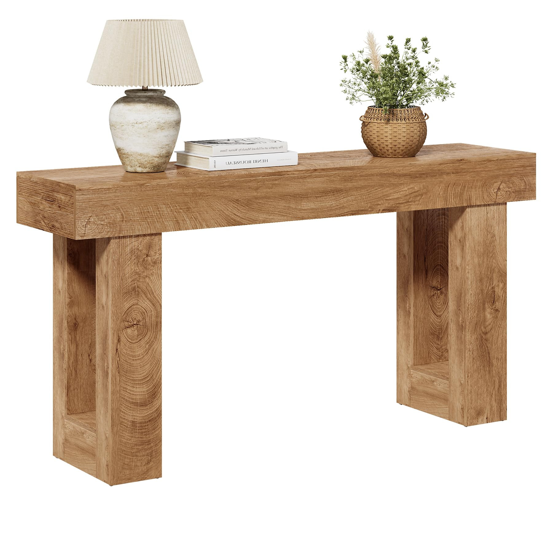 LITTLE TREE 63 Inches Long Console Table for Entryway, Sofa Table Behind Couch, Wooden Entry Tabl... | Amazon (US)