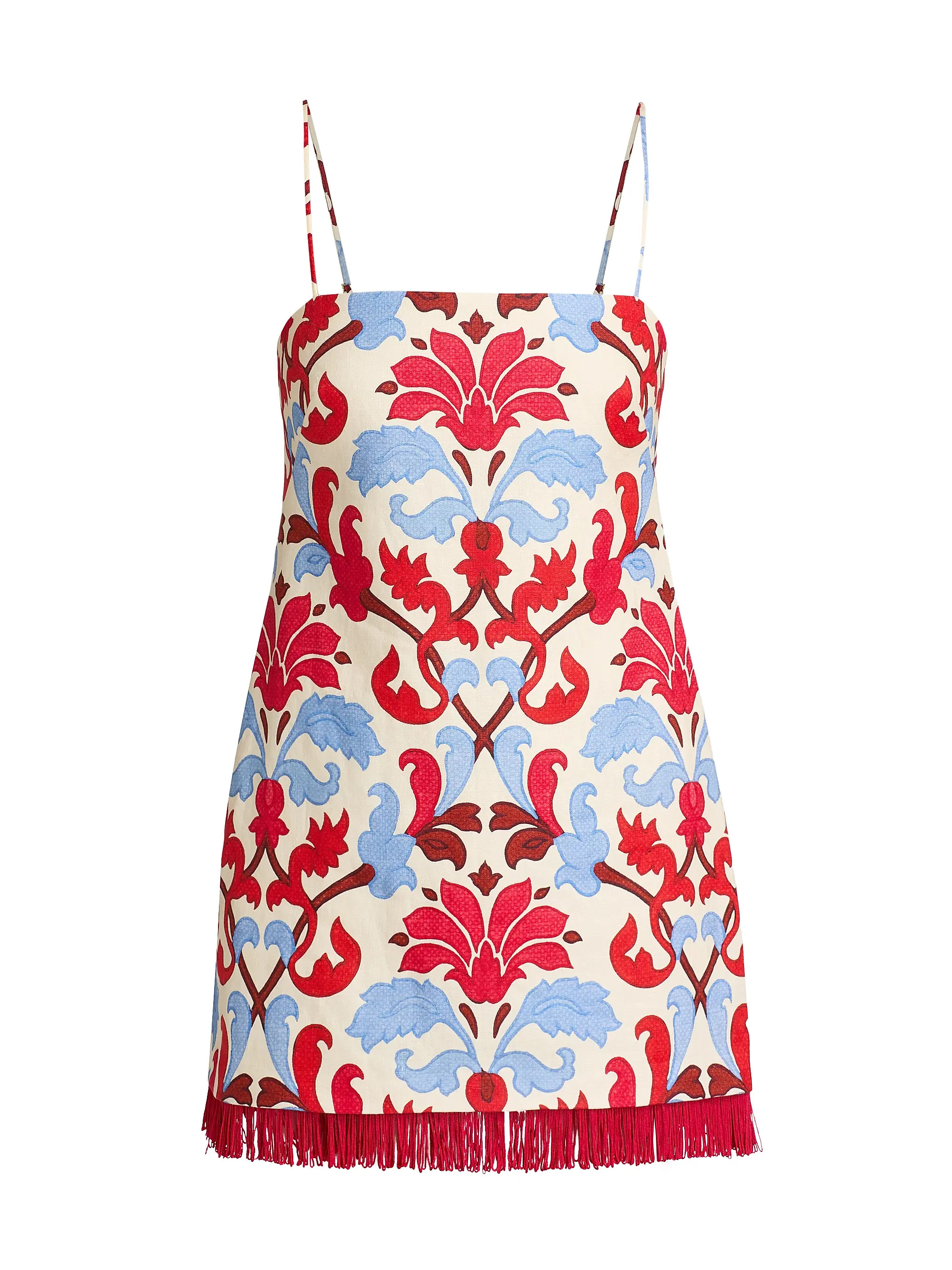 Valencia Floral Cotton Poplin Shift Minidress | Saks Fifth Avenue