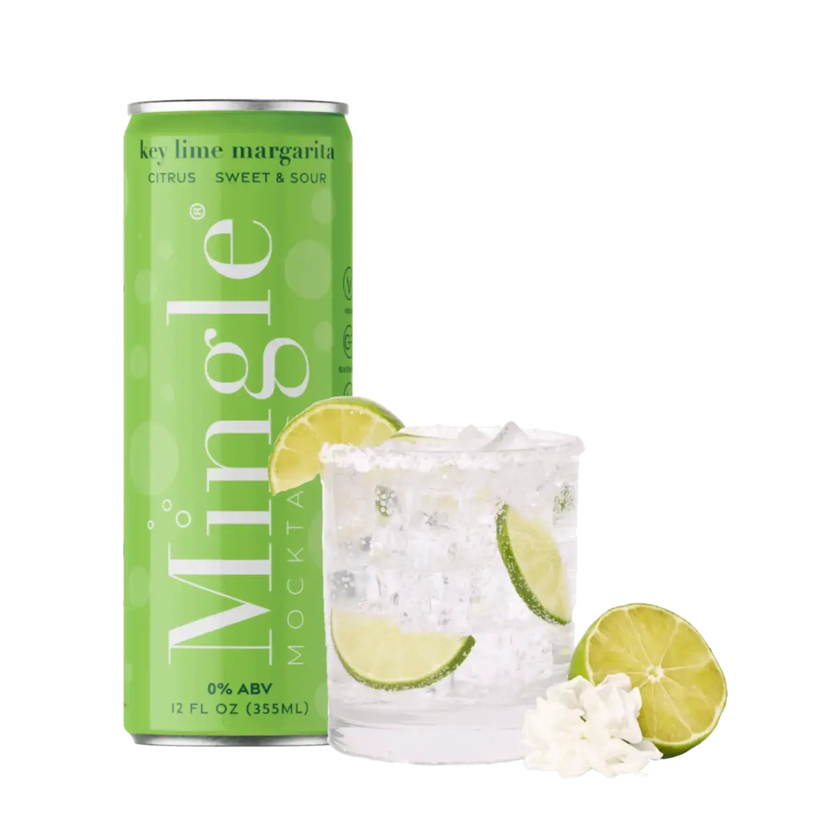 Key Lime Margarita Virgin Mocktails in Bottles | Mingle - Mingle Mocktails - Non Alcoholic Bevera... | Mingle Mocktails