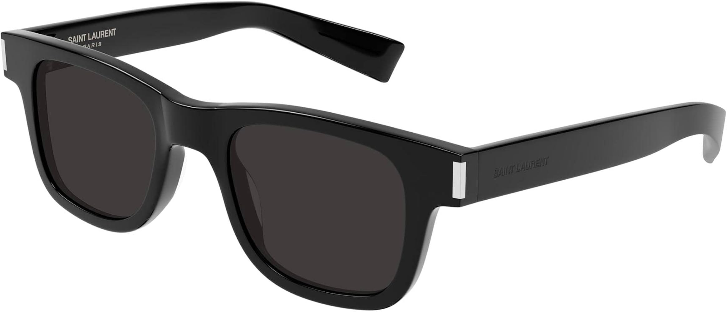 Saint Laurent Unisex Sunglasses Black Frame, Black Lenses, 49MM | Amazon (US)