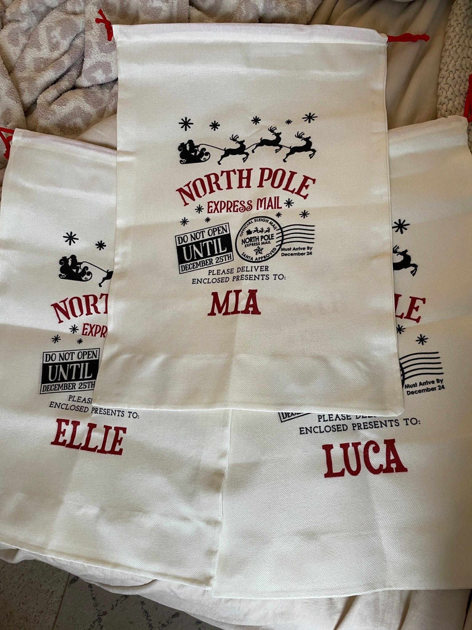 North Pole Santa sacks for kids Christmas presents are 50% off right now!! 
Monogram Santa sacks
Etsy find


#LTKSeasonal #LTKKids