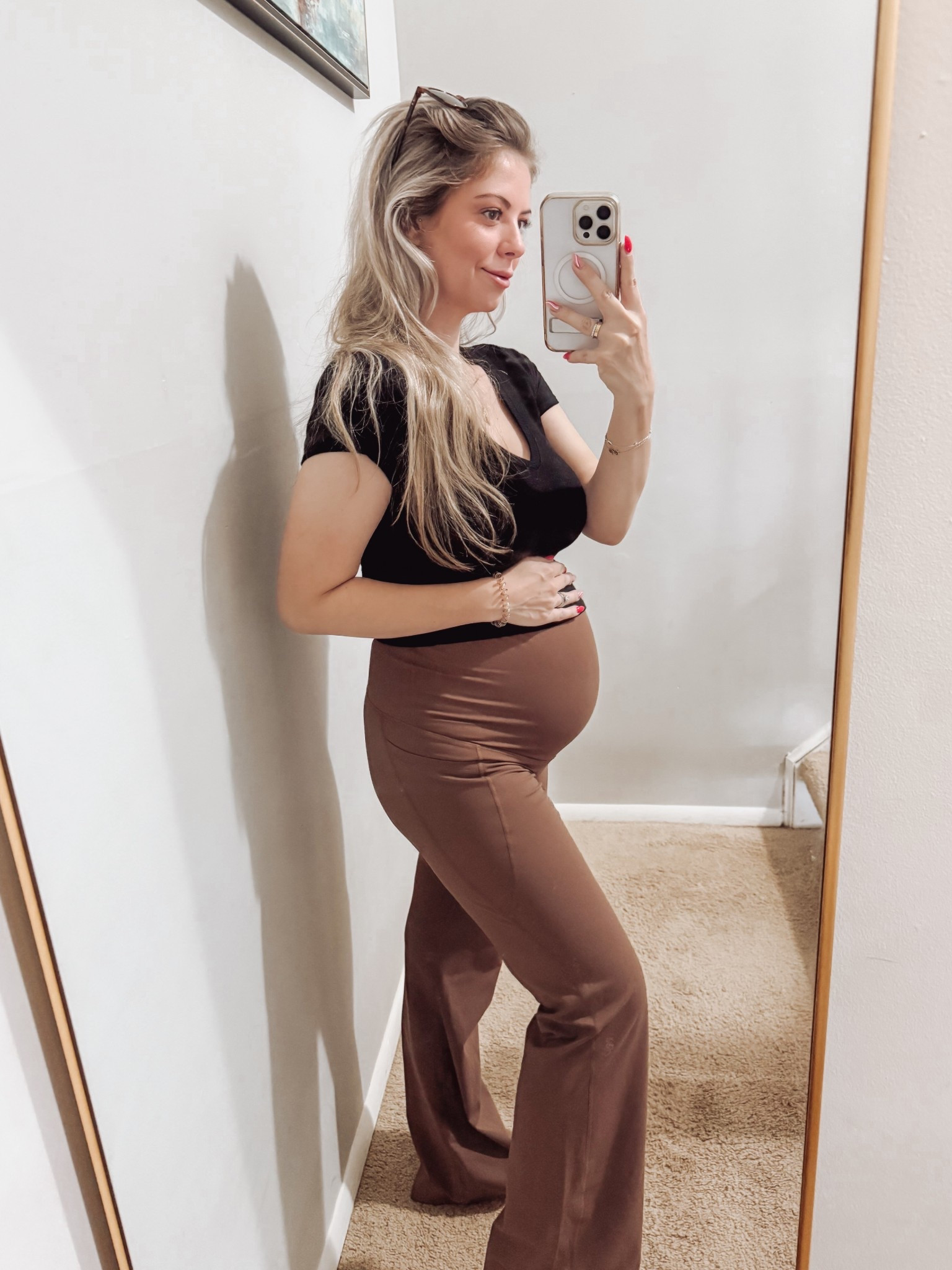 I live for a comfortable maternity outfit ! Looove these pants so much! 

#LTKBaby #LTKFamily #LTKBump