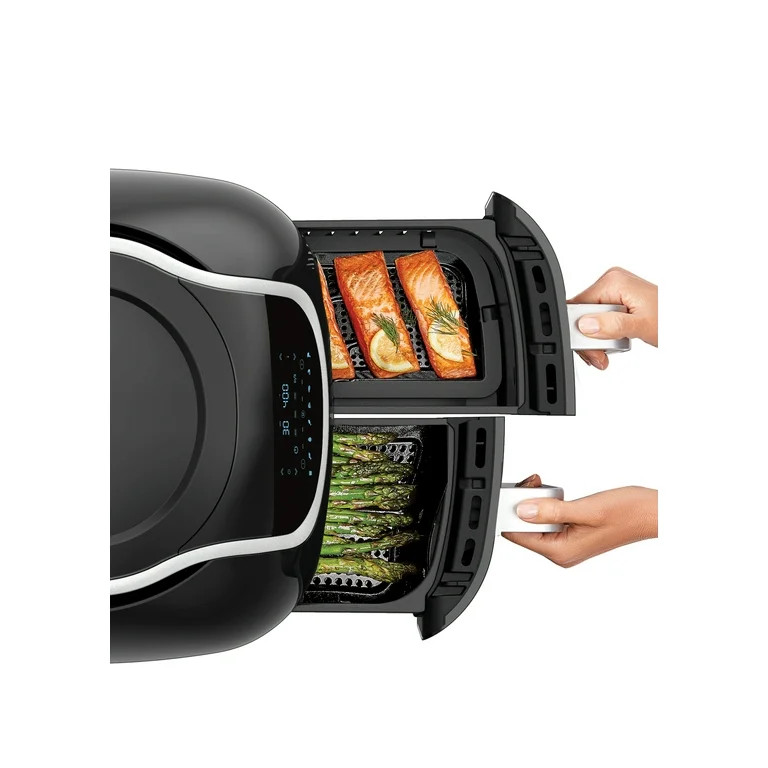 PowerXL Dual-Basket Vortex Air Fryer Pro 7-in-1, 9 qt. – 2-Basket Air Fryer or 1 XL Family-Size... | Walmart (US)