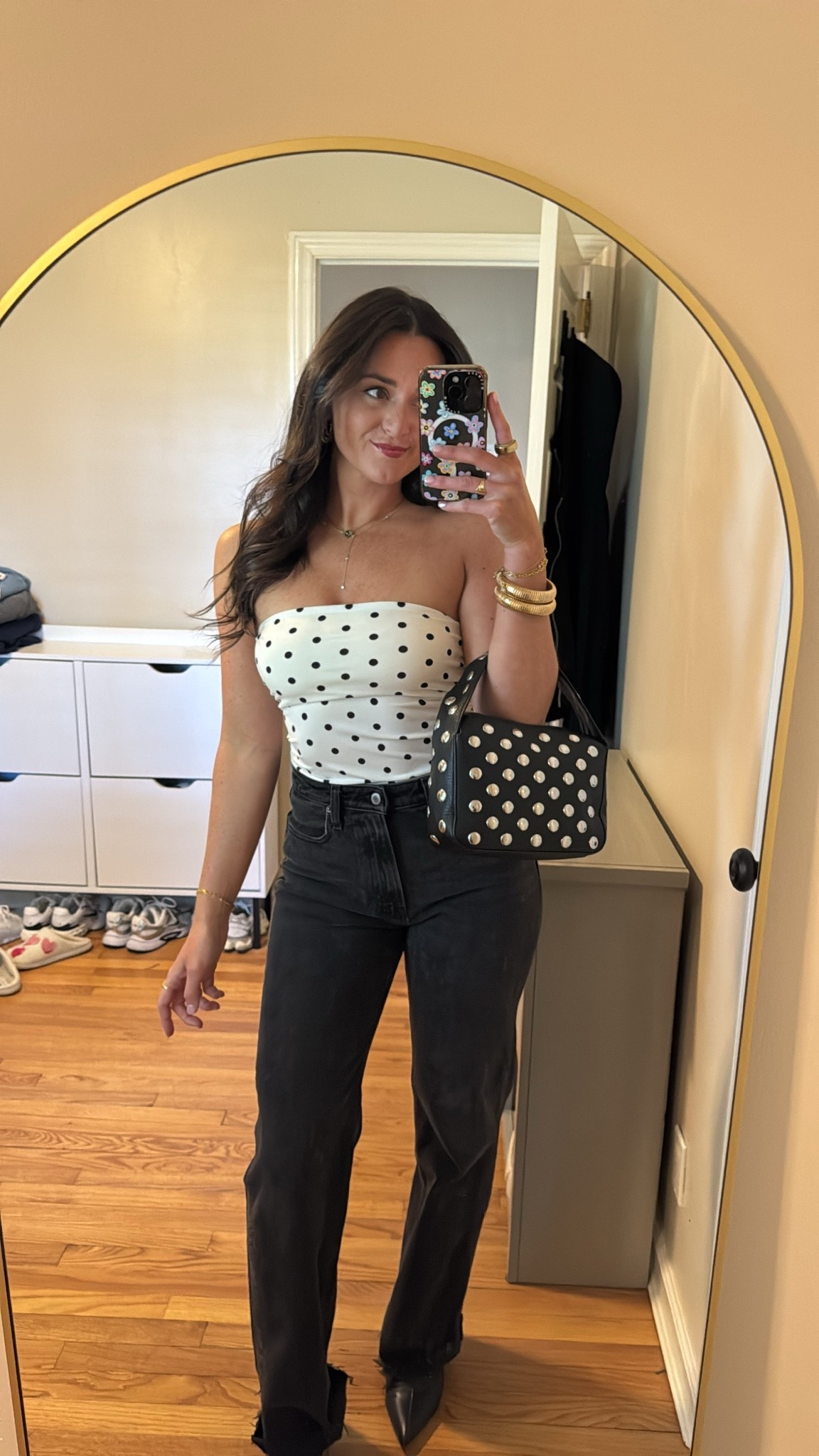 On trend: Polka Dots 

Top from Target!

#LTKgrwm #LTKootd