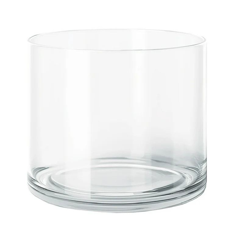 Circle Glasswear Clear Glass Cylinder Vase 5.94 x 4.75 | Walmart (US)