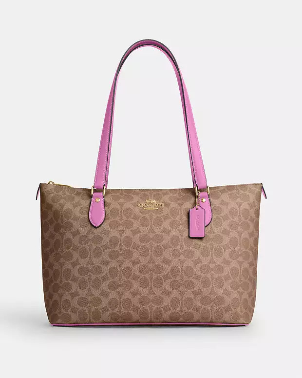 Gallery Tote Bag In Signature Canvas | Coach Outlet US