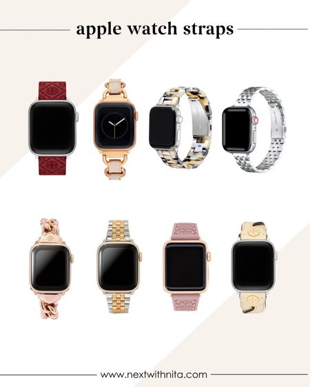 Apple Watch bands and straps! Love these for everyday outfits, casual outfits, date night outfits, work wear outfits, and gift ideas! 

#LTKunder100 #LTKstyletip