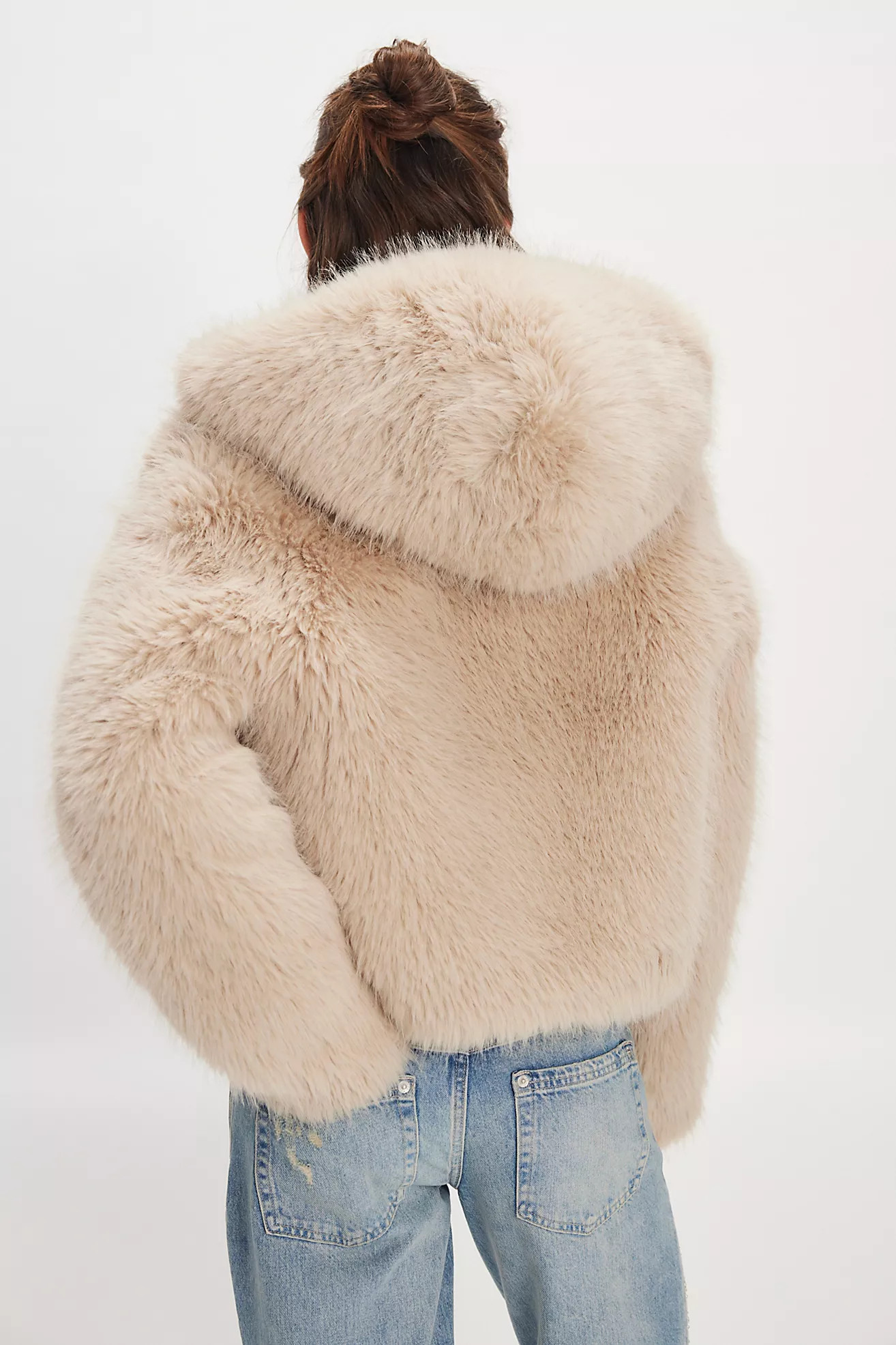 Louder Please Hooded Faux Fur Jacket | Free People (Global - UK&FR Excluded)