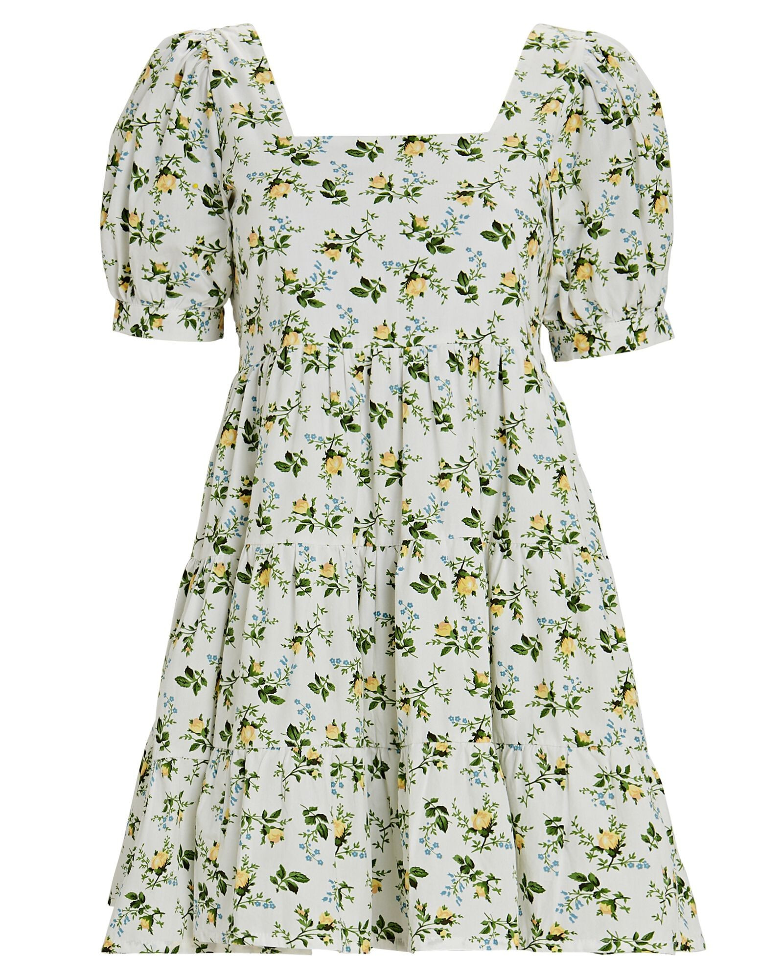 Eldora Floral Tiered Mini Dress | INTERMIX