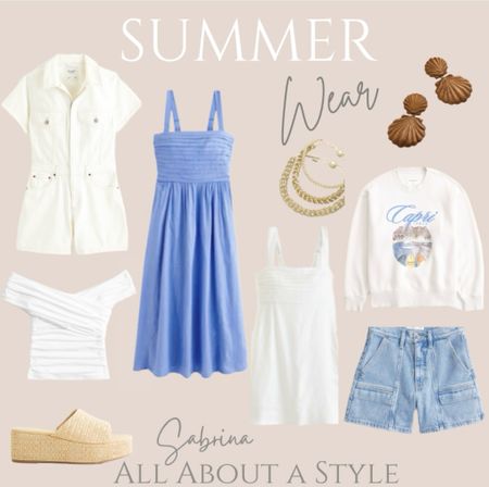 Summer wear. Great summer pieces. #summer #fashion #dresses #travel #vacation 

#LTKstyletip #LTKSeasonal #LTKsalealert