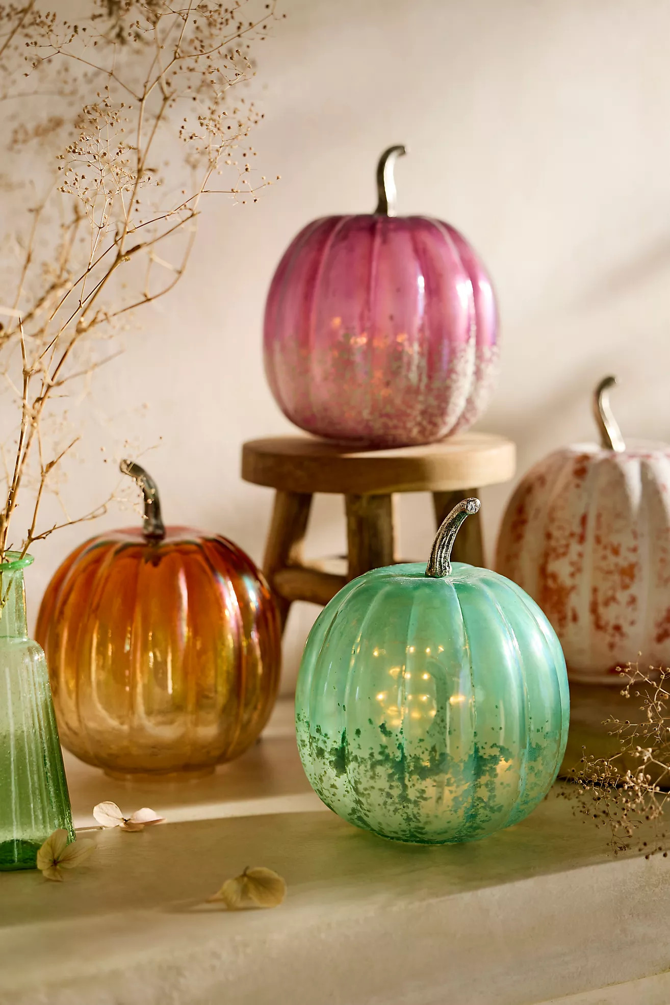 Glass Pumpkin, 6” | Anthropologie (US)