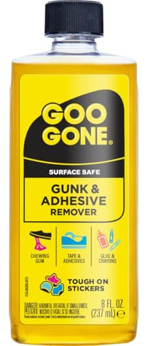Goo Gone Gunk and Adhesive Remover - Safely and Easily Removes Stickers, Tape Residue, Decals, Grease, Chewing Gum, Crayons and Glue from Surfaces - Trusted Formula for Quick and Easy Removal | Amazon (US)