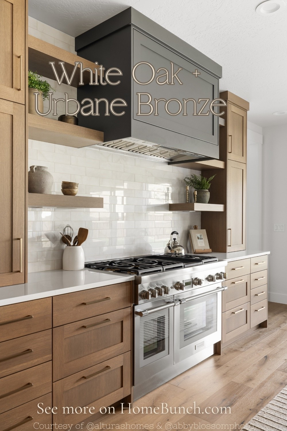 Urbane Bronze Kitchen


Sherwin-Williams Urbane Bronze on the hood and island grounds the space and adds just the right amount of drama without feeling heavy.

Tap to shop kitchen style.

Builder: @alturashomes
Photography: @abbyblossomphoto

Tour: https://www.homebunch.com/idaho-new-construction-house-tour-with-neutral-interiors-and-exterior-interior-paint-colors/#UrbaneBronze #CabinetColor #KitchenDesign #HomeBunch #KitchenDesign
#KitchenInspo
#CustomKitchen
#KitchenDetails
#ModernKitchen

#LTKHome #LTKHome #LTKSaleAlert #LTKOver40