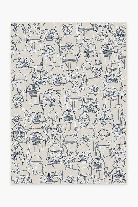 The Saga Delft Blue Rug | Ruggable