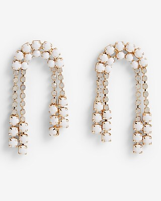 Stone Rainbow Drop Earrings | Express